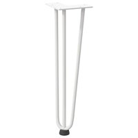Tafelpoten voor Salontafel 4 st 42 cm massief staal wit 4