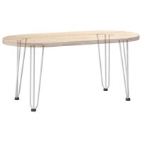 Tafelpoten voor Salontafel 4 st 42 cm massief staal wit 8