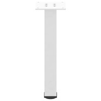 Salontafelpoten 4 st 30-32 cm staal wit 6