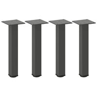 Salontafelpoten 4 st 30-32 cm staal antraciet 2