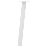 Salontafelpoten 4 st 30 cm staal wit 4