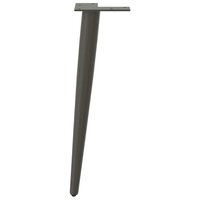 Salontafelpoten conische vorm 4 st 42-43 cm staal antraciet 5