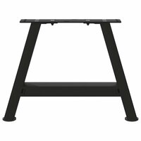 Salontafelpoten 2 st A-vormig 30x(30-31) cm staal zwart 5