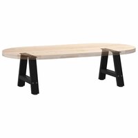 Salontafelpoten 2 st A-vormig 30x(30-31) cm staal zwart 8