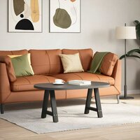 Salontafelpoten 2 st A-vormig 38x(42-43) cm staal zwart 2