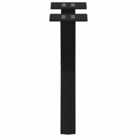 Salontafelpoten 2 st X-vormig 37x(30-31) cm staal zwart 5