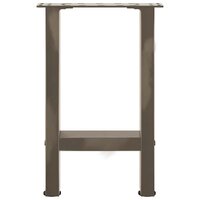 Salontafelpoten 2 st 28x(42-43) cm staal naturel 5