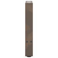 Salontafelpoten 2 st 28x(42-43) cm staal naturel 6