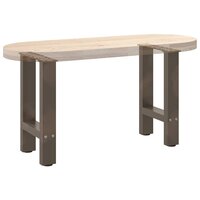 Salontafelpoten 2 st 28x(42-43) cm staal naturel 8