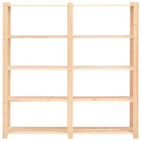 Opbergrek 5-laags 170x38x170 cm massief grenenhout 500 kg 3