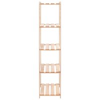Opbergrekken 5-laags 3 st 80x38x170 cm grenenhout 250 kg 5