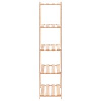 Opbergrekken 5-laags 5 st 80x38x170 cm grenenhout 250 kg 5