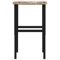 Werkbank rechthoekig 80x60x(73-99,5) cm massief acaciahout 6