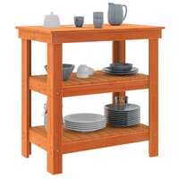 Werkbank Wasbruin 78,5 x 50 x 80 cm Massief grenenhout 3