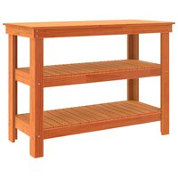 Werkbank Wasbruin 110,5 x 50 x 80 cm Massief grenenhout 2