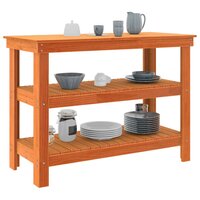 Werkbank Wasbruin 110,5 x 50 x 80 cm Massief grenenhout 3