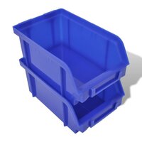 30-delige Opbergrek voor aan de wand blauw en rood 4