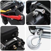 Elektrische lier PVC Zwart 8