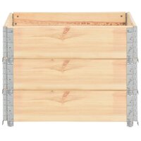 Palletopzetranden 3 st 60x80 cm massief grenenhout 3