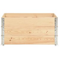 Palletopzetranden 3 st 80x120 cm massief grenenhout 3