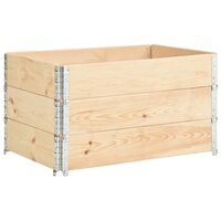 Palletopzetranden 3 st 50x100 cm massief grenenhout 2