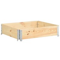 Palletopzetrand 100x100 cm massief grenenhout 2