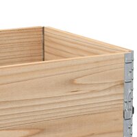 Palletopzetranden 3 st 80x60 cm massief grenenhout 7