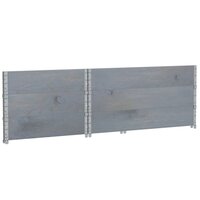 Palletopzetranden 3 st 120x80 cm massief grenenhout grijs 6