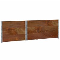 Palletopzetranden 3 st 120x80 cm massief grenenhout bruin 6