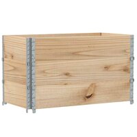 Palletopzetranden 3 st 100x50 cm massief grenenhout 2