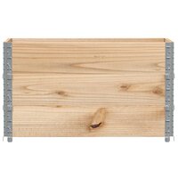 Palletopzetranden 3 st 100x50 cm massief grenenhout 3