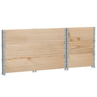 Palletopzetranden 3 st 100x50 cm massief grenenhout 6