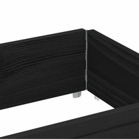 Palletopzetranden 3 st 150x50 cm massief grenenhout zwart 6