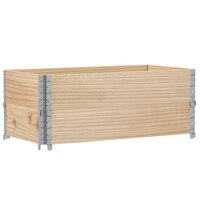 Palletopzetranden 2 st 100x50 cm massief grenenhout 5