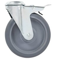 Zwenkwielen met boutgaten 4 st 125 mm 4