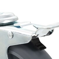 Zwenkwielen met boutgaten 4 st 125 mm 5