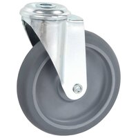 Zwenkwielen met boutgaten 4 st 125 mm 7