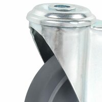 Zwenkwielen met boutgaten 4 st 125 mm 9