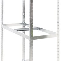 Bandenrek 3-laags 110x40x200 cm staal zilverkleurig 7