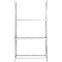 Bandenrekken 3-laags 4 st 110x40x200 cm staal zilverkleurig 5
