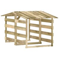Pergola&amp;apos;s met dak 2 st 100x90x100 cm ge&amp;iuml;mpregneerd grenenhout 2