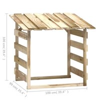 Pergola&amp;apos;s met dak 3 st 100x90x100 cm ge&amp;iuml;mpregneerd grenenhout 8