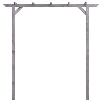 Pergola 200x40x205 cm ge&amp;iuml;mpregneerd grenenhout grijs 2