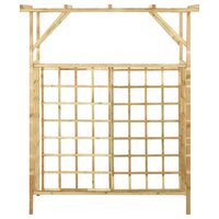 Pergola voor 2 containers ge&amp;iuml;mpregneerd grenenhout 3