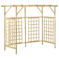 Pergola voor 3 containers ge&amp;iuml;mpregneerd grenenhout 2