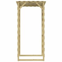 Pergola met dak 100x90x200 cm ge&amp;iuml;mpregneerd grenenhout 5