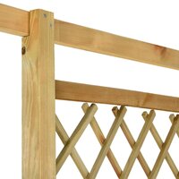 Hoekpergola met bank 166x81x174 cm ge&amp;iuml;mpregneerd grenenhout   5