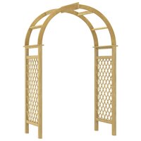 Boog met latwerk 141x97x243 cm ge&amp;iuml;mpregneerd massief grenenhout 2