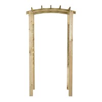 Tuinboog 110x60x210 cm ge&amp;iuml;mpregneerd massief grenenhout 3