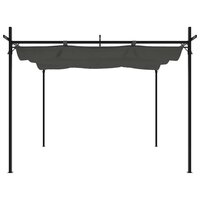 Pergola met uitschuifbaar dak 295x292x230 antracietkleurig 3